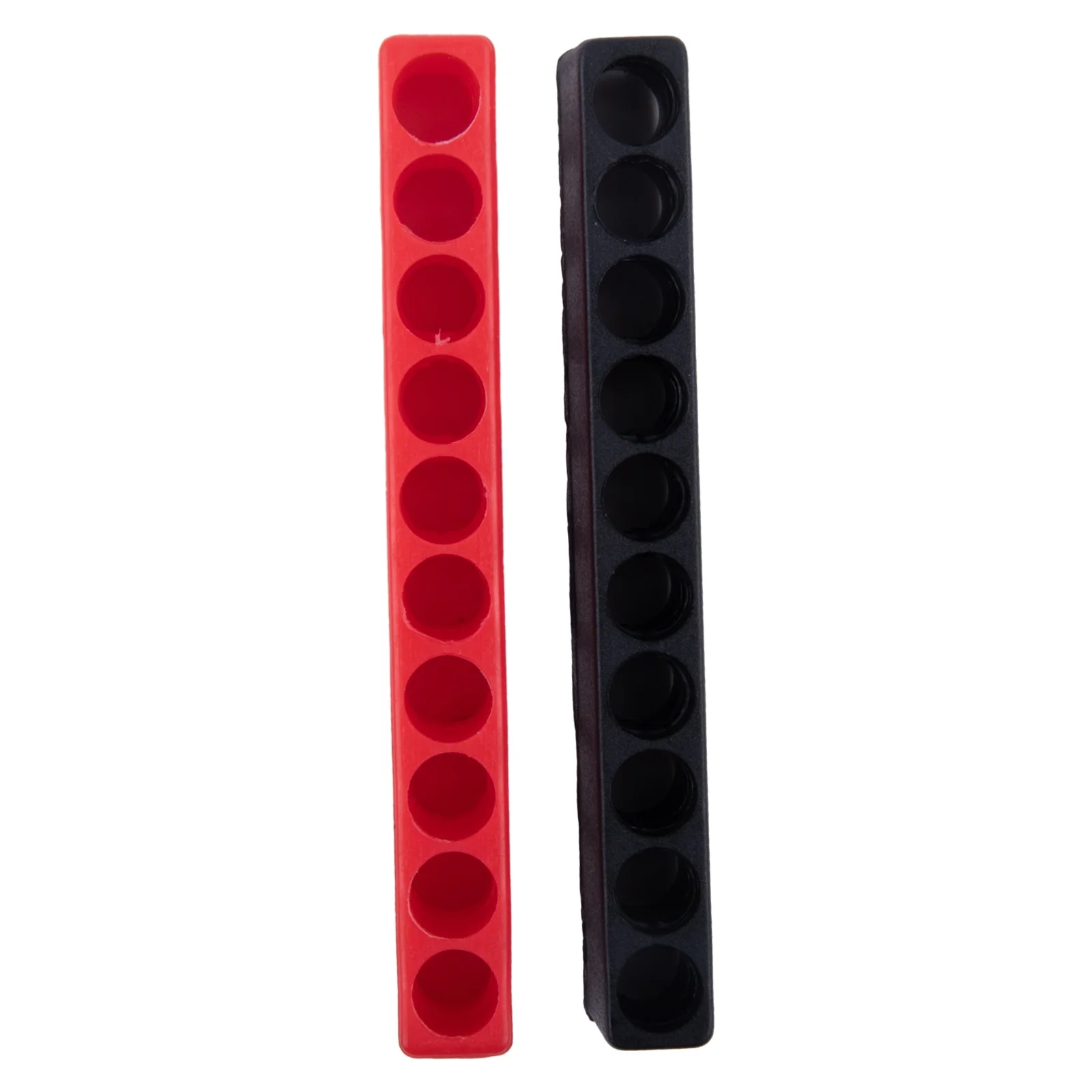 

Black Red Screwdriver Storage Screwdriver Storage Brand New Easy To Organize Plastic 1/4inch Hex 10 Holes 1/4inch Hex