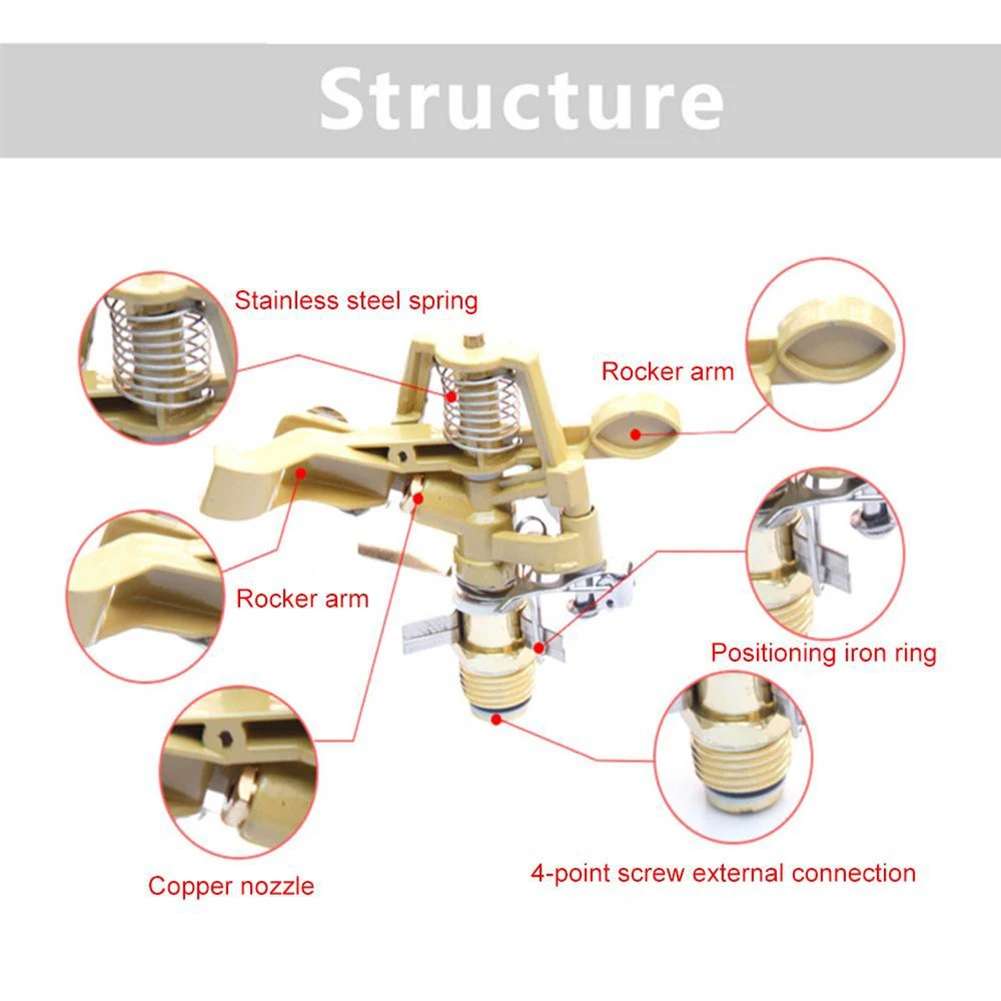 1 PC Nozzle 4-point Thread Interface Adjustable Garden Sprinkler Water Volume 0.8-1.5l/h 10-15m Water Distance
1 PC Nozzle 4-point Thread Interface Adjustable Garden Sprinkler Water Volume 0.8-1.5l/h 10-15m Water Distance