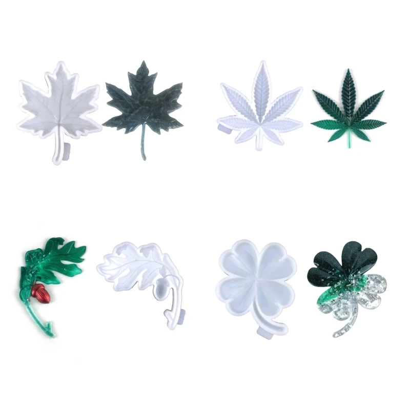 Пресс-формы для подставок из смолы в виде листьев, смоляные формы для кленового листа, четырехлистный клевер, силиконовый Прямая
Пресс-формы для подставок из смолы в виде листьев, смоляные формы для кленового листа, четырехлистный клевер, силиконовый Прямая