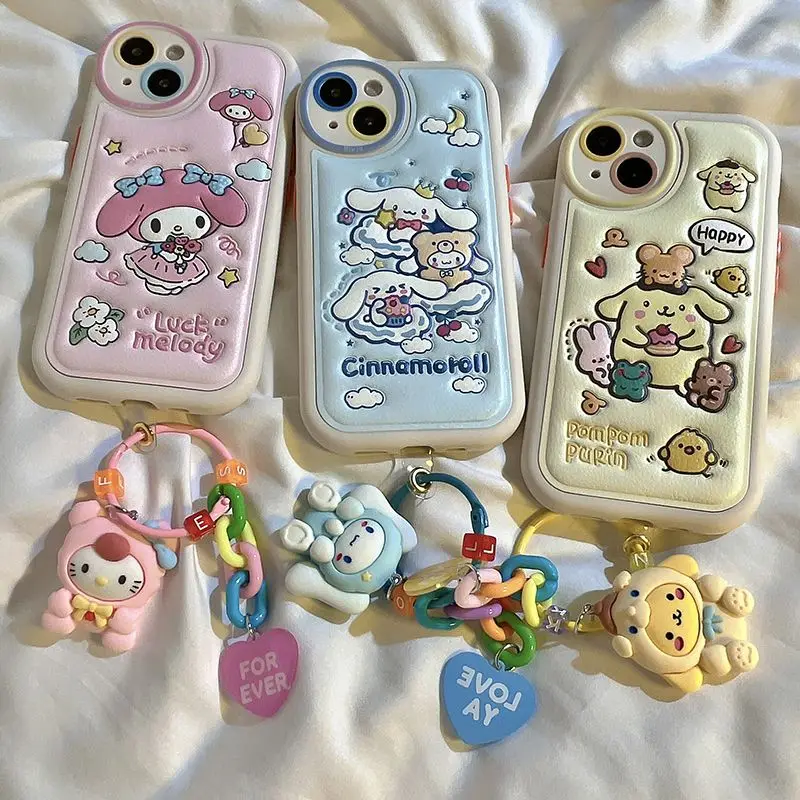 Sanrio Cinnamoroll Phone Case Anime My Melody Pompompurin Suit for iPhone14 13Promax 12 Fully Rimmed Silicone Protective Case
Sanrio Cinnamoroll Phone Case Anime My Melody Pompompurin Suit for iPhone14 13Promax 12 Fully Rimmed Silicone Protective Case