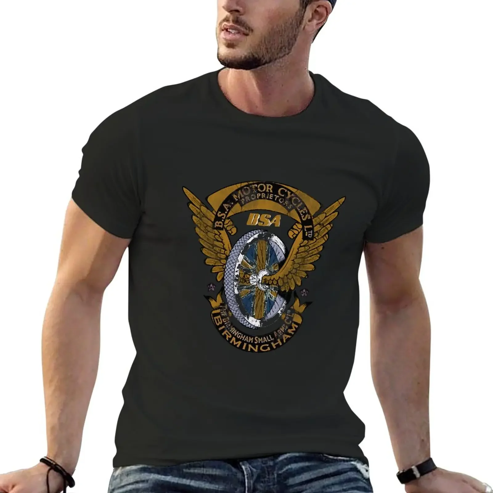 Vintage BSA Motorcycles Emblem by MotorManiac T-Shirt new edition Aesthetic clothing graphics plain black t shirts men
Vintage BSA Motorcycles Emblem by MotorManiac T-Shirt new edition Aesthetic clothing graphics plain black t shirts men