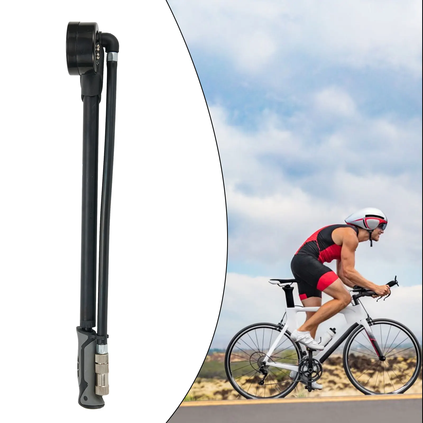 1pc High-pressure Air Pump T-shaped Handle Bicycle Front Fork Air Pump 300PSI Pressure For Rear Shock Absorber Pumps Accessories
1pc High-pressure Air Pump T-shaped Handle Bicycle Front Fork Air Pump 300PSI Pressure For Rear Shock Absorber Pumps Accessories