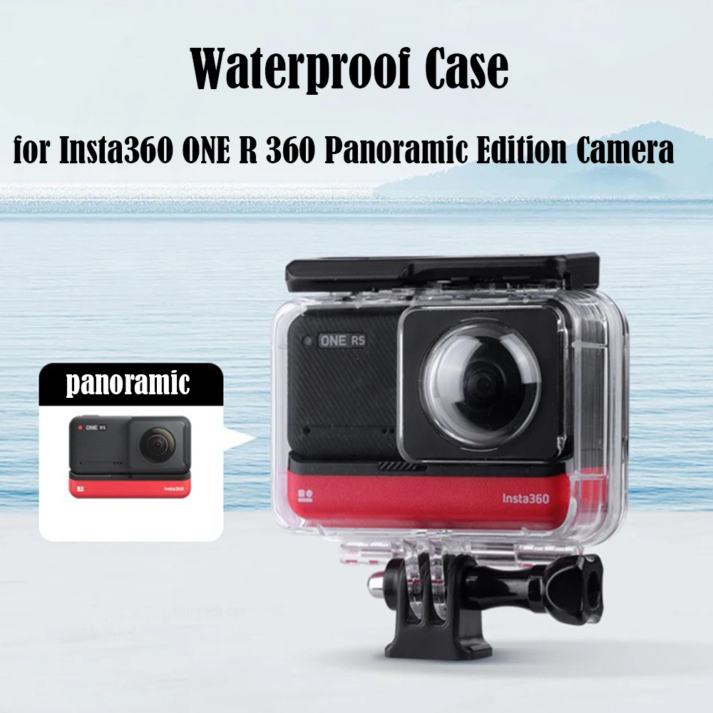 Водонепроницаемая фотовспышка для Insta360 ONE RS 360 панорамный подводный защитный корпус для Insta360 панорамная версия аксессуары для камеры 
Водонепроницаемая фотовспышка для Insta360 ONE RS 360 панорамный подводный защитный корпус для Insta360 панорамная версия аксессуары для камеры