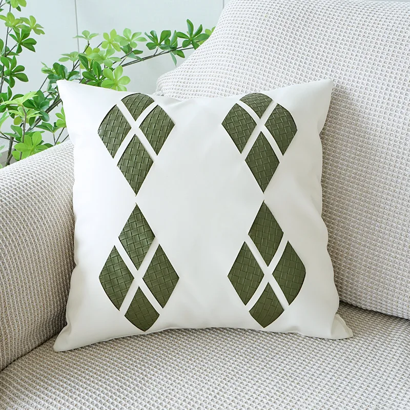 Dark Green Leather Pillow Cover, Leather Cushion Cover, Living Room Sofa, PU Leather Modern Light Luxury Pillow Cover 45x45
Dark Green Leather Pillow Cover, Leather Cushion Cover, Living Room Sofa, PU Leather Modern Light Luxury Pillow Cover 45x45
