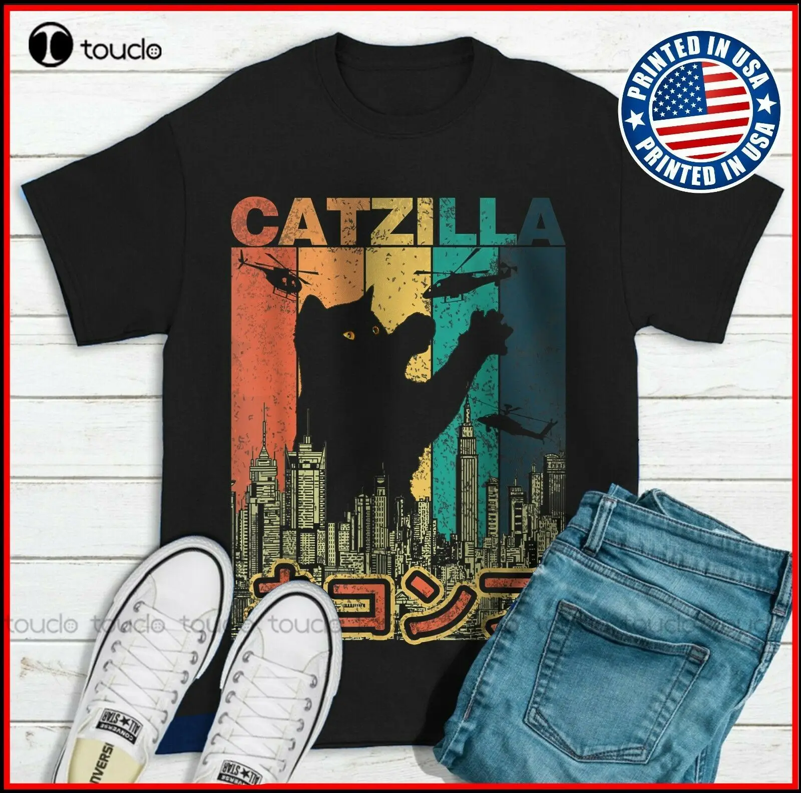 Винтажная Футболка Catzilla в японском стиле закат кошка котенок для влюбленных Мужская футболка для работы модная мужская футболка Летняя новая популярная
Винтажная Футболка Catzilla в японском стиле закат кошка котенок для влюбленных Мужская футболка для работы модная мужская футболка Летняя новая популярная