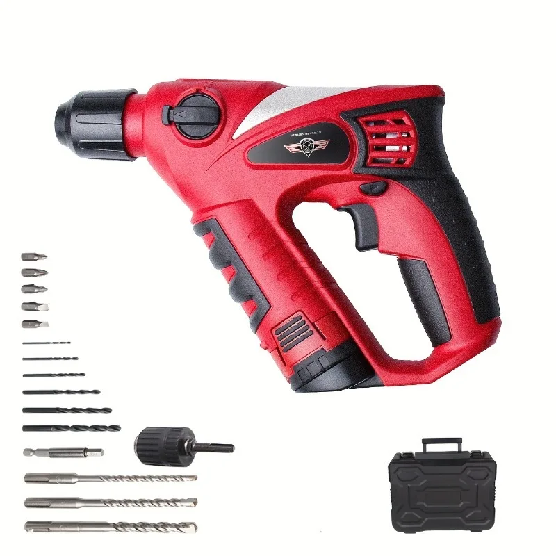 1 Set 2/5'' SDS Rotary Hammer Drill Power Share,2-1 Cordless Drill Power Tools, Wireless Drills Rechargeable Drill Set
1 Set 2/5'' SDS Rotary Hammer Drill Power Share,2-1 Cordless Drill Power Tools, Wireless Drills Rechargeable Drill Set