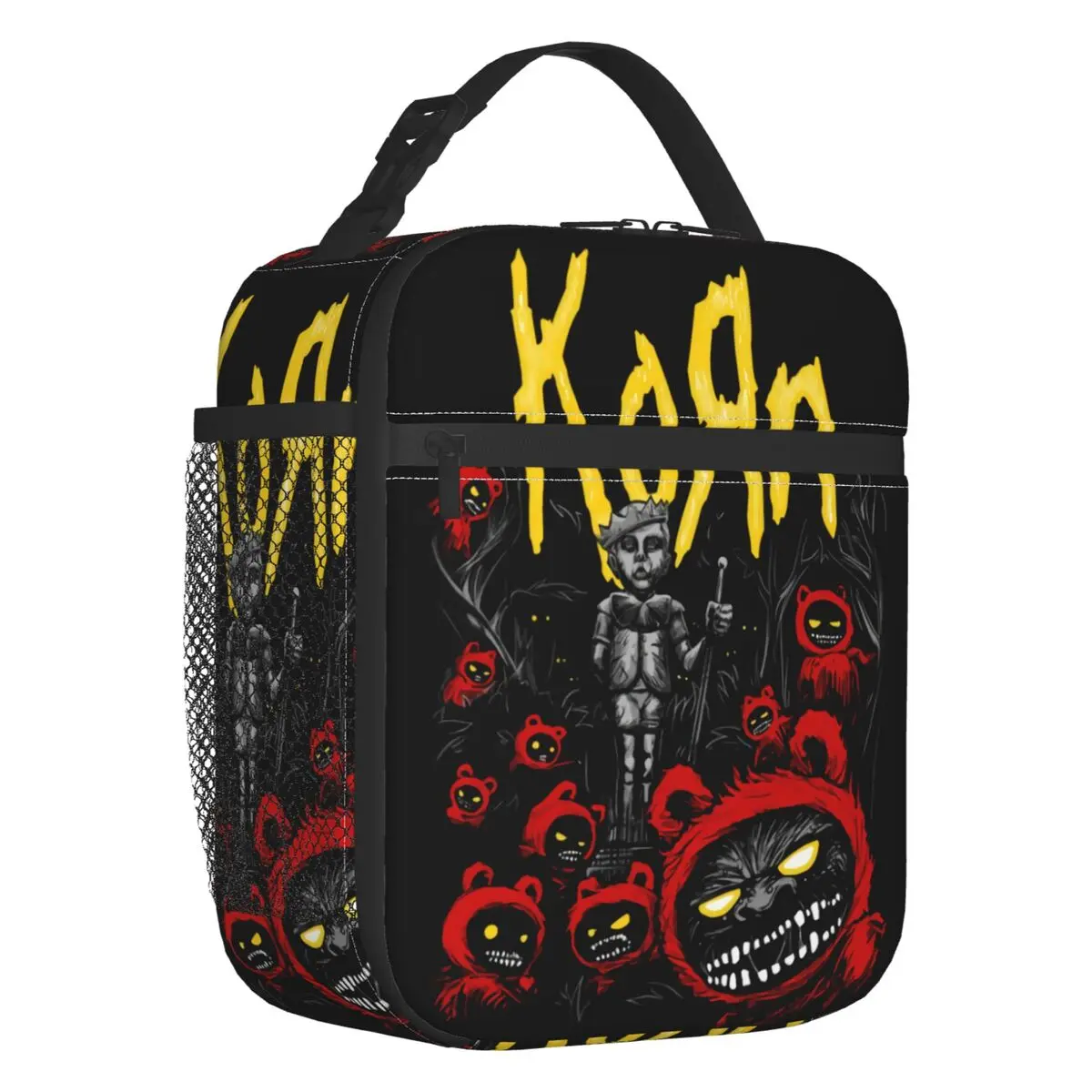 Женская Термосумка из тяжелого металла, с изоляцией для музыки 
Женская Термосумка из тяжелого металла, с изоляцией для музыки