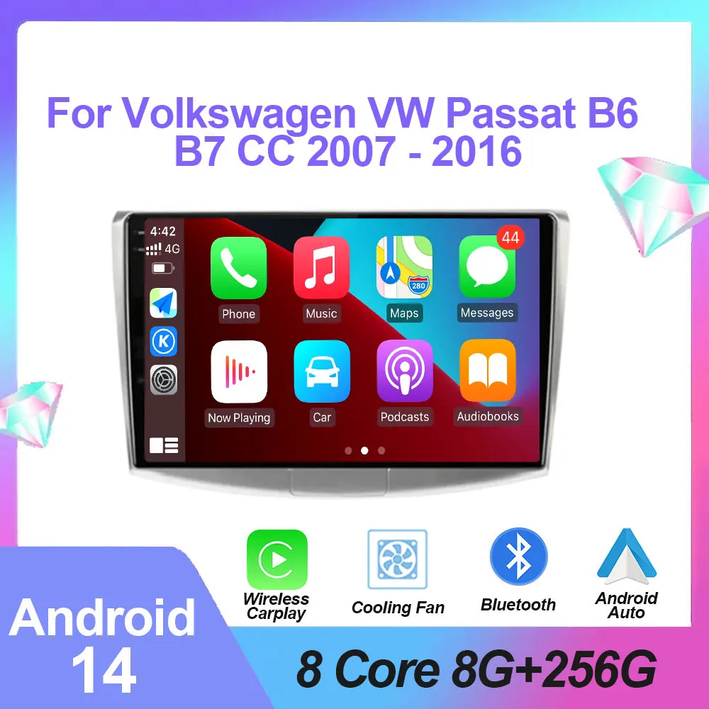 Мультимедийный плеер на Android 14 для Volkswagen VW Passat B6 B7 CC 2007 - 2016 Carplay, автомобильное радио с GPS, Wi-Fi, камера 360, 2din
Мультимедийный плеер на Android 14 для Volkswagen VW Passat B6 B7 CC 2007 - 2016 Carplay, автомобильное радио с GPS, Wi-Fi, камера 360, 2din
