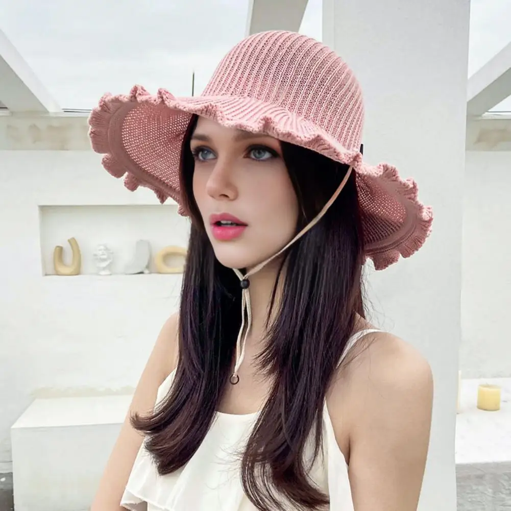Brim Straw Hat for Outdoor Activities Stylish Sun Protection Straw Hat with Shirring Hem Hollow Out Design for Beach Vacation
Brim Straw Hat for Outdoor Activities Stylish Sun Protection Straw Hat with Shirring Hem Hollow Out Design for Beach Vacation