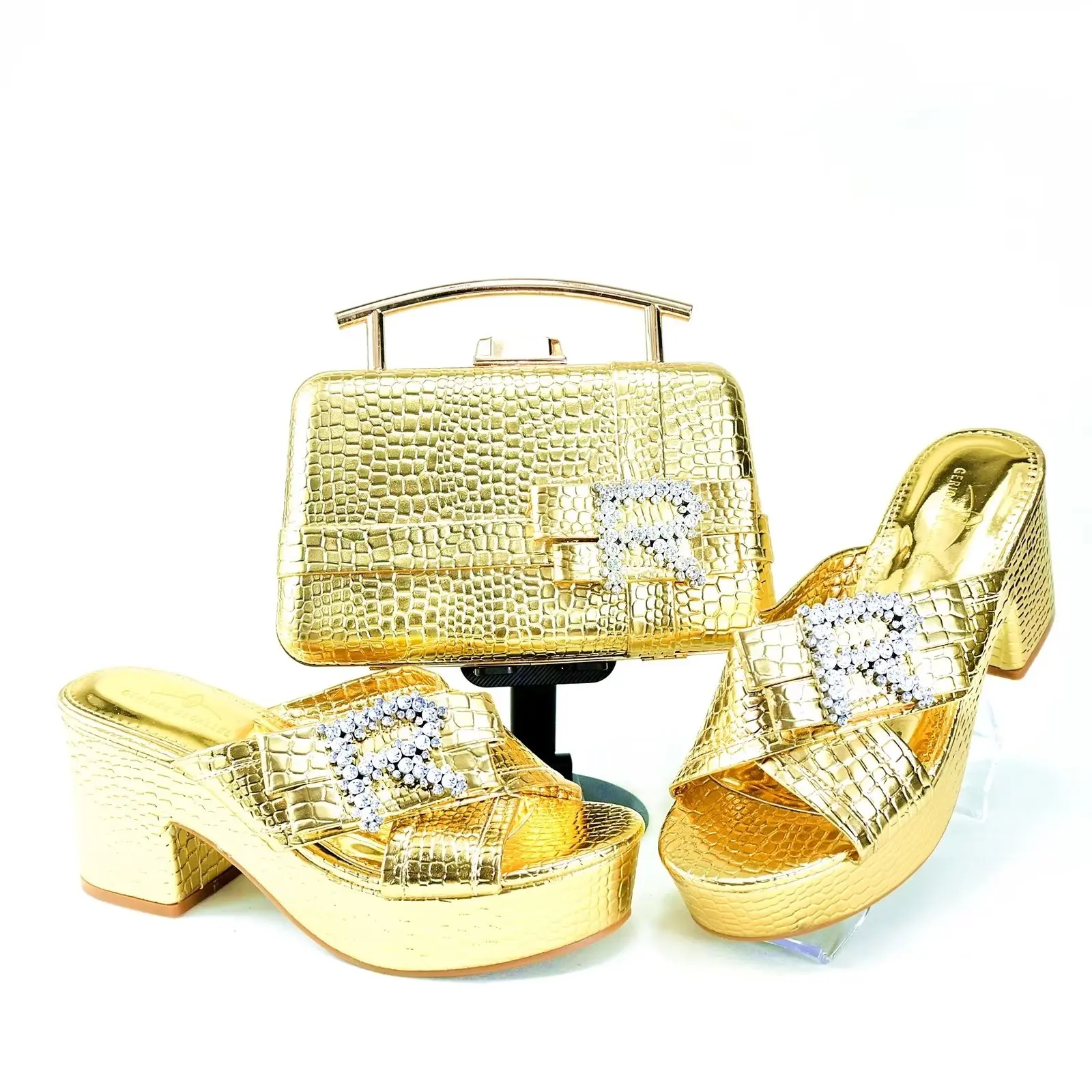 Gold Color African shoes and bag set for party Italian Style Shoes With Matching Bag New Design Ladies Matching Shoe And Bags
Gold Color African shoes and bag set for party Italian Style Shoes With Matching Bag New Design Ladies Matching Shoe And Bags