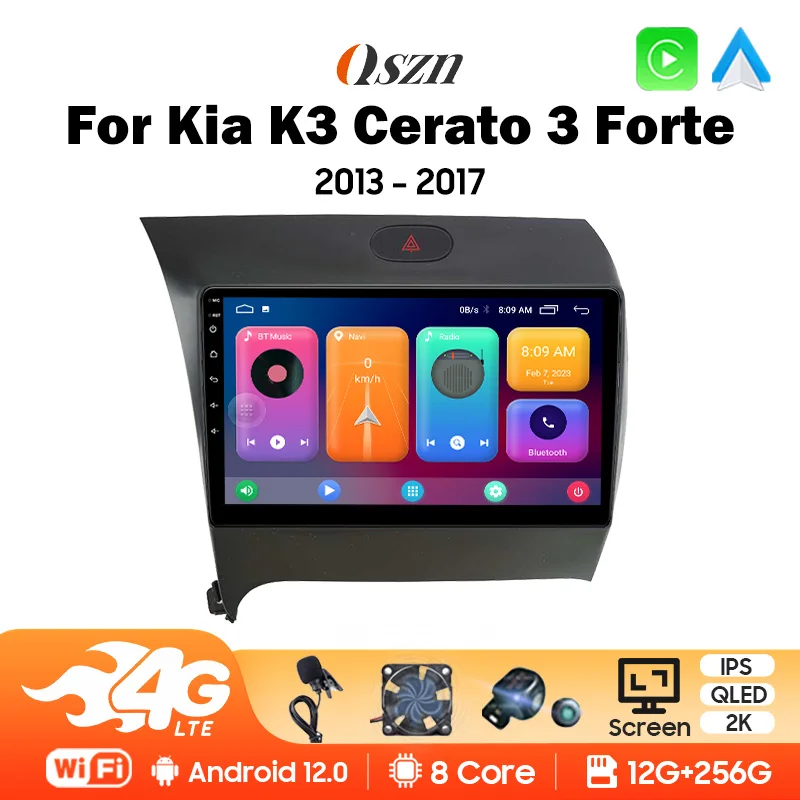 Автомобильный радиоприемник QSZN Android для Kia Sorento 3 2014 2015 2016 2017 Стерео GPS все-в-одном навигация Carplay мультимедийный плеер 2din DSP