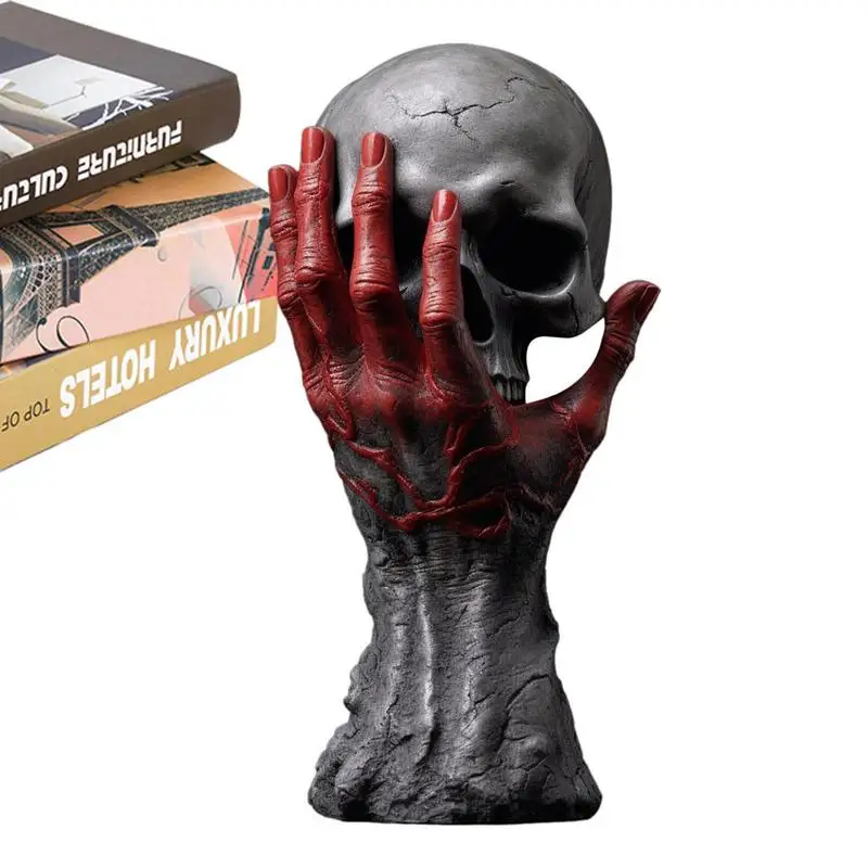 Halloween Skull Decorations Realistic Handheld Resin Skeleton Craft Decorative Human Bones Skull Model Skull Statue Home Decor
Halloween Skull Decorations Realistic Handheld Resin Skeleton Craft Decorative Human Bones Skull Model Skull Statue Home Decor