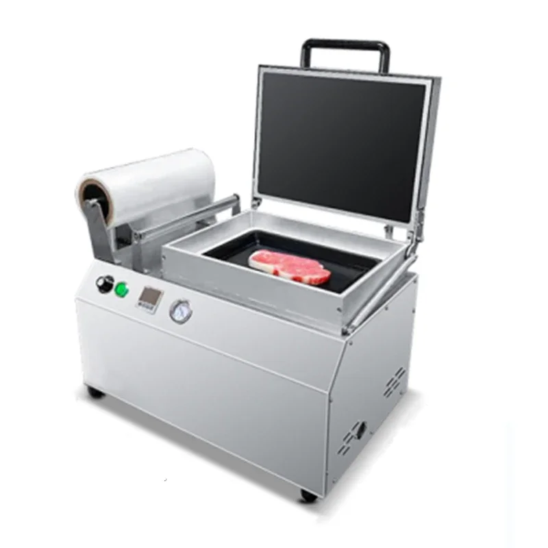 Vacuum body packaging machine commercial steak cold fresh fish and shrimp meat food preservation packaging sealing machine
Vacuum body packaging machine commercial steak cold fresh fish and shrimp meat food preservation packaging sealing machine