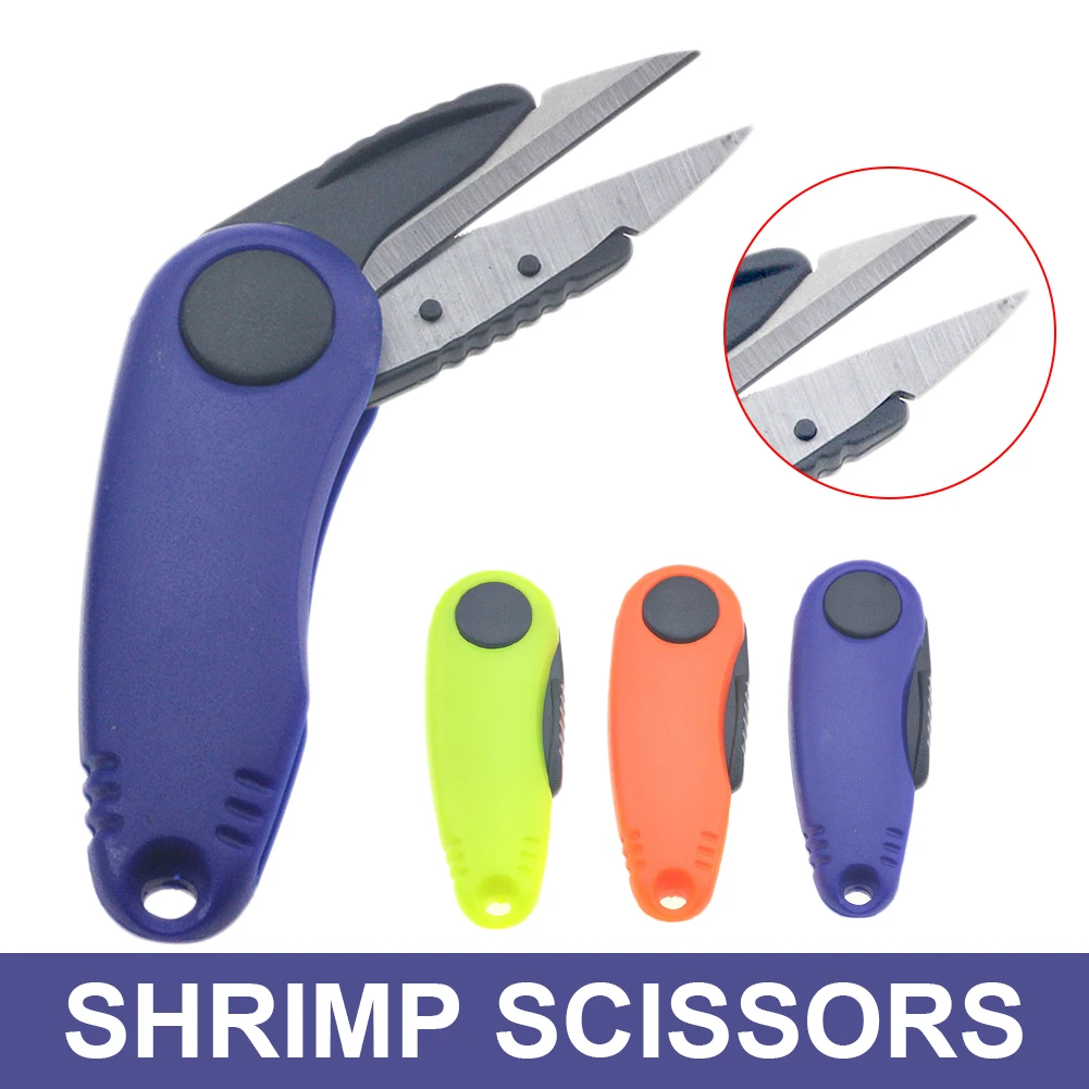 Shrimp-Shaped Foldable Fishing Line Scissor Stainless Steel Fishing Tackle Folding Scissor for Fishing Clipper Cutting Line Tool
Shrimp-Shaped Foldable Fishing Line Scissor Stainless Steel Fishing Tackle Folding Scissor for Fishing Clipper Cutting Line Tool