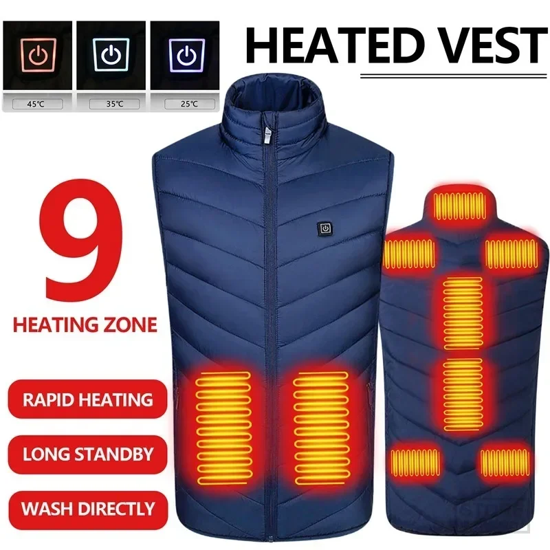 Men Women Usb Electric Thermal Warm Hunting Coat 2023 New 9/11/13 Places Heated Jacket Winter Outdoor Camping Hiking Vest
Men Women Usb Electric Thermal Warm Hunting Coat 2023 New 9/11/13 Places Heated Jacket Winter Outdoor Camping Hiking Vest