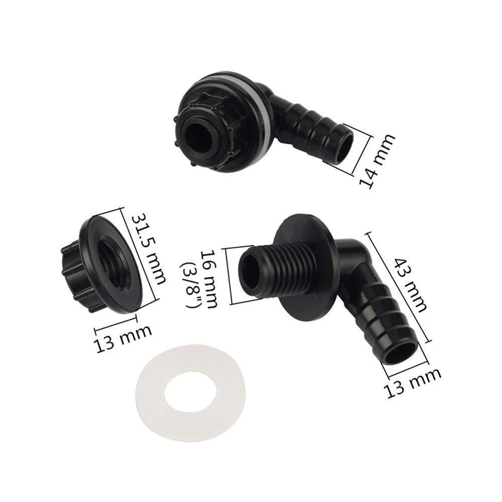 Elbow Connector High Quality Hot Sale Plastic Water Tank Outlet Connector Watering Equipment 1PC 3/8\\\\\\\\\\\\\\\" To 14mm
Elbow Connector High Quality Hot Sale Plastic Water Tank Outlet Connector Watering Equipment 1PC 3/8\\\\\\\\\\\\\\\" To 14mm
