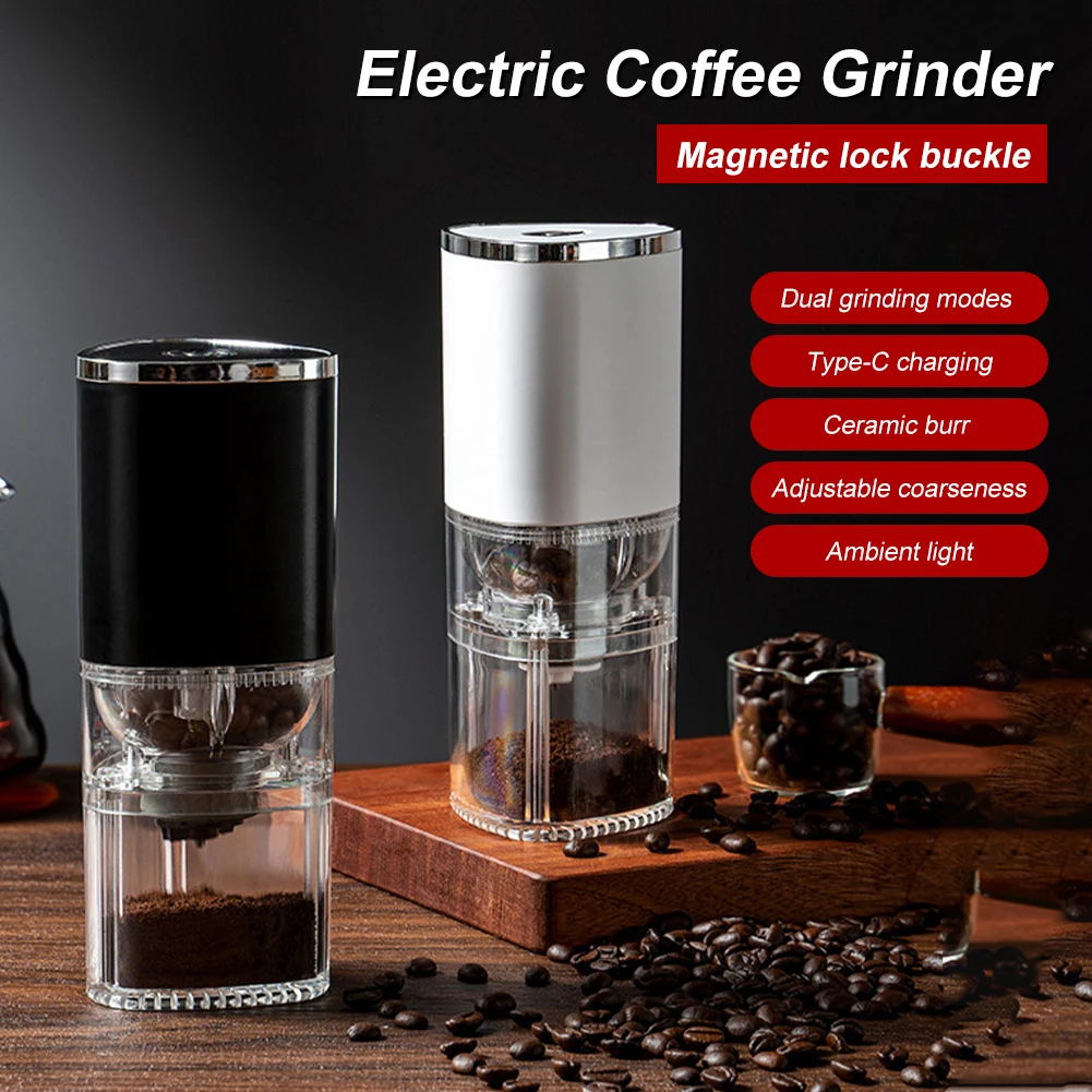 New Coffee Grinder TYPE-C USB Charge Professional Ceramic Grinding Core Coffee Beans Mill Grinder New Upgrade Portable Electric
New Coffee Grinder TYPE-C USB Charge Professional Ceramic Grinding Core Coffee Beans Mill Grinder New Upgrade Portable Electric