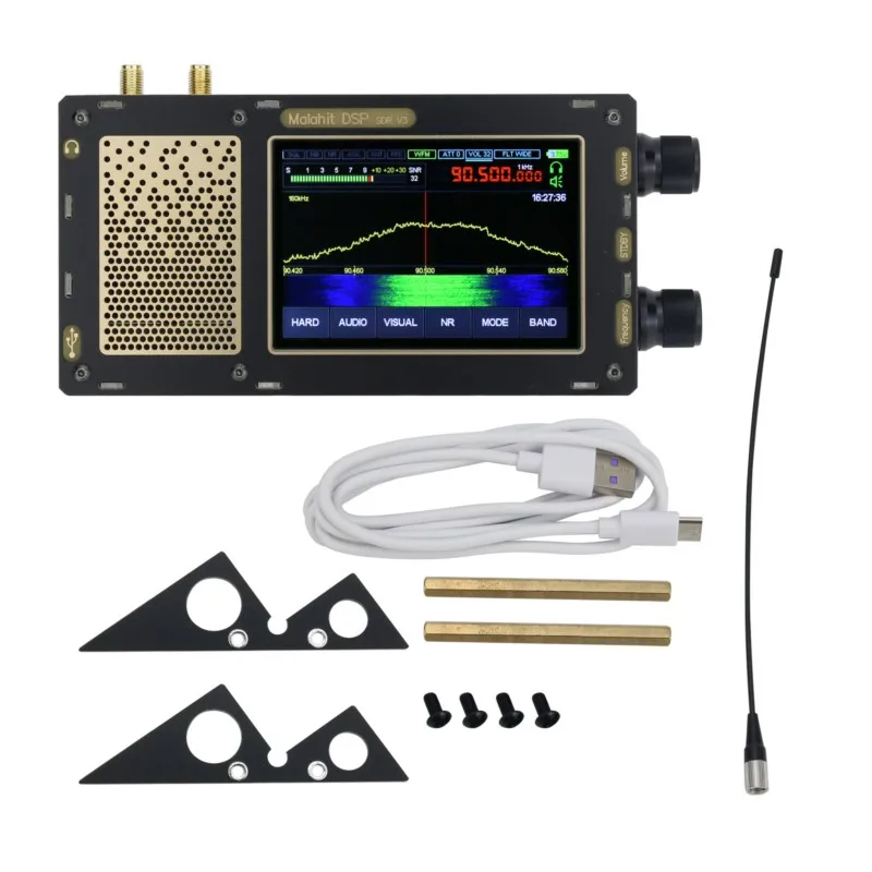 

Новый HFDY зарегистрированный 50K-2 ГГц V1.10d malhiteam SDR приемник радио DSP SDR приемник 3,5 "сенсорный ЖК-дисплей с кодом Поддержка двух антенн