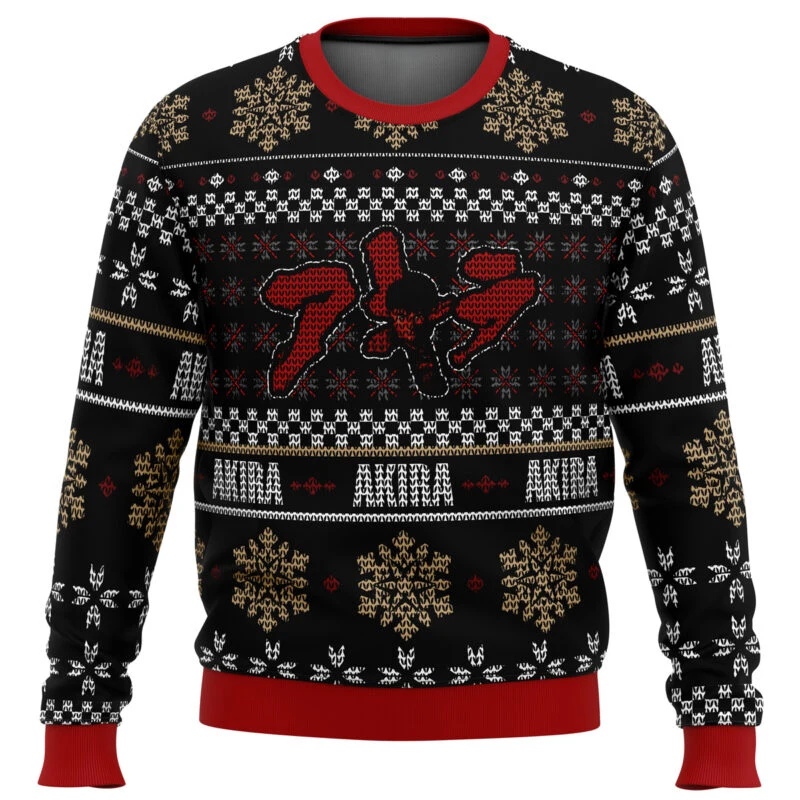 Akira Kaneda Ugly Christmas Sweater gift snowman reindeer Santa Claus pullover men 3D T-shirt and top autumn and winter clothing
Akira Kaneda Ugly Christmas Sweater gift snowman reindeer Santa Claus pullover men 3D T-shirt and top autumn and winter clothing
