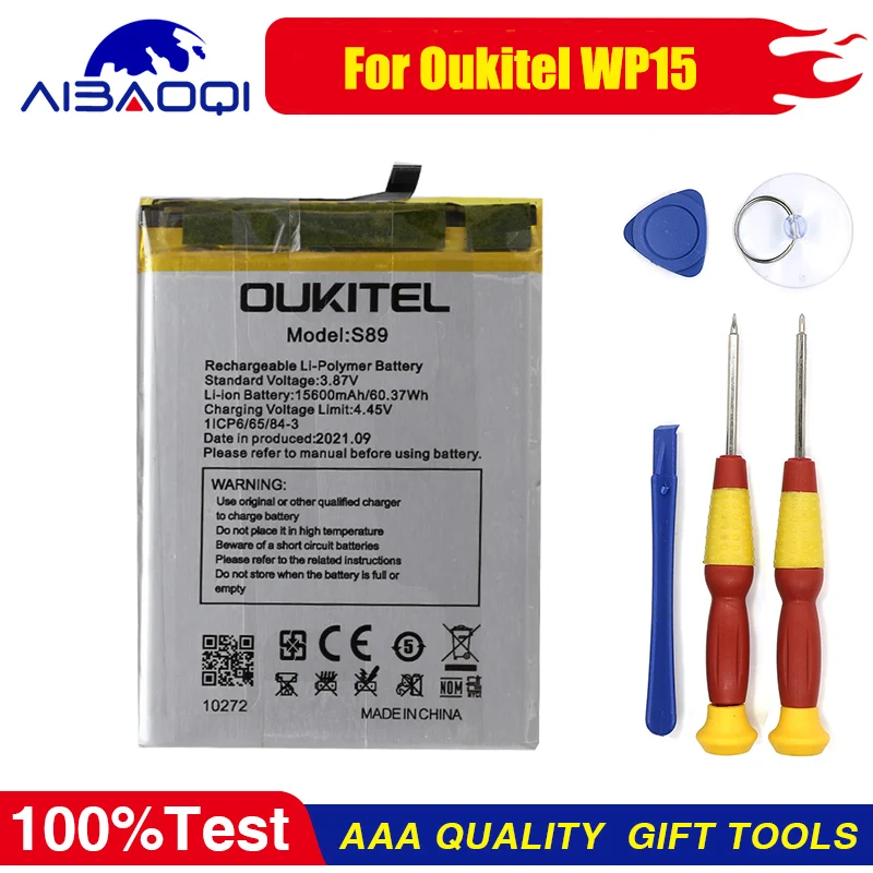 Для Oukitel WP15 15600 мАч WP16 10600 мАч WP17 8300 мАч WP18 12500 мАч Сменный аккумулятор для телефона Высококачественная батарея с инструментами
Для Oukitel WP15 15600 мАч WP16 10600 мАч WP17 8300 мАч WP18 12500 мАч Сменный аккумулятор для телефона Высококачественная батарея с инструментами