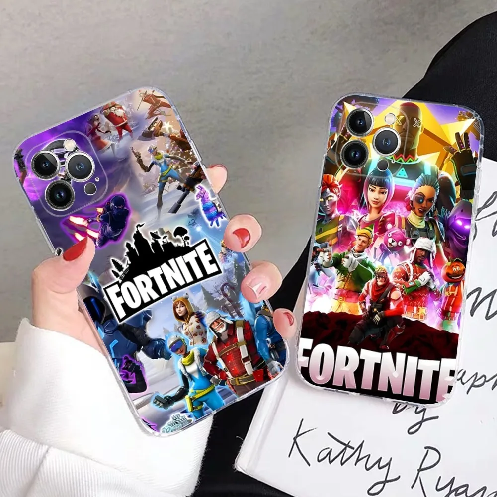 Cartoon Game F-Fortnites Phone Case For iPhone 15 11 12 13 14 Mini Pro Max XR X XS TPU Clear Case For 8 7 6 Plus SE 2020
Cartoon Game F-Fortnites Phone Case For iPhone 15 11 12 13 14 Mini Pro Max XR X XS TPU Clear Case For 8 7 6 Plus SE 2020