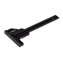 Multi-function Scribing Ruler Aluminum Alloy T-shaped Ruler Scribing Device Gauge Multi-functional Measuring Ruler DIY Tools
Multi-function Scribing Ruler Aluminum Alloy T-shaped Ruler Scribing Device Gauge Multi-functional Measuring Ruler DIY Tools