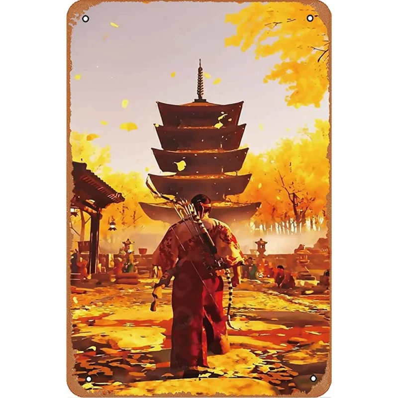 Ghost Of Tsushima Ghost Of Tsushima Tin Painting Tin Sign Metal Sign Vintage Metal Poster Cafes Office Game Club bar Home
Ghost Of Tsushima Ghost Of Tsushima Tin Painting Tin Sign Metal Sign Vintage Metal Poster Cafes Office Game Club bar Home