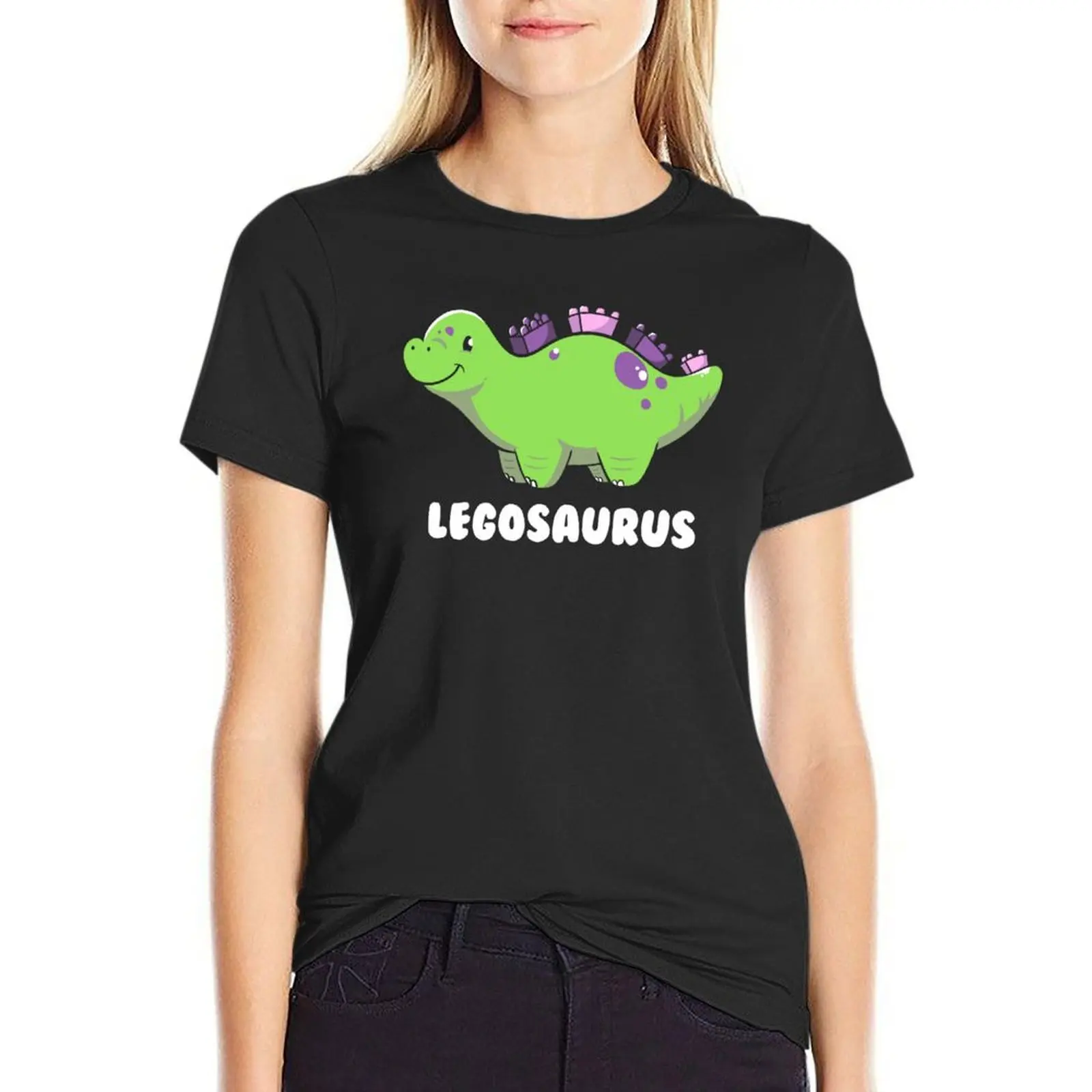 

Legosaurus Dinosaur Kids by Tobe Fonseca T-shirt hippie clothes summer top Women's summer blouses 2024