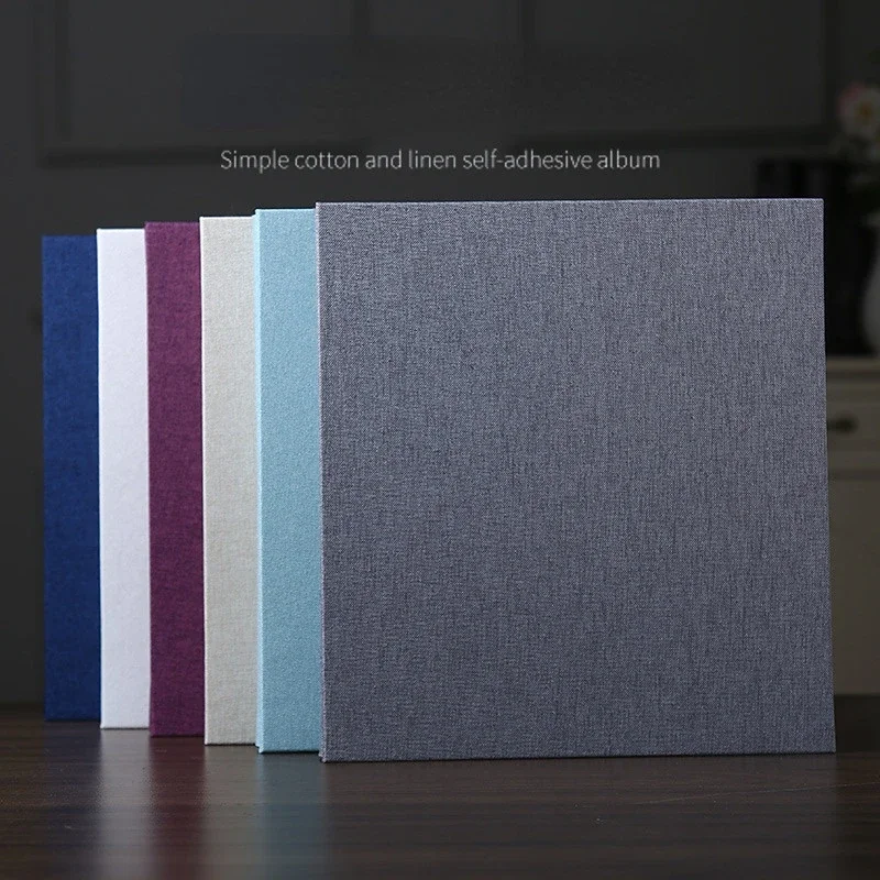 16inch Simple Linen Self-adhesive Film DIY Album This Album Is A Vintage Home with Large Capacity Manual Creativity
16inch Simple Linen Self-adhesive Film DIY Album This Album Is A Vintage Home with Large Capacity Manual Creativity