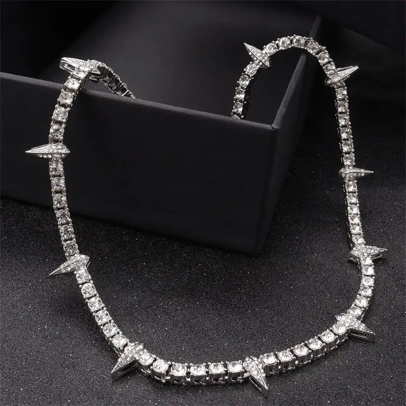Necklaces for Men Punk Jewellery Aesthetic Accessories Cuban Chain Hip Hop Tennis Iced Out Chain Rapper Statement Necklace
Necklaces for Men Punk Jewellery Aesthetic Accessories Cuban Chain Hip Hop Tennis Iced Out Chain Rapper Statement Necklace
