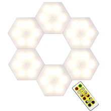 LED Honeycomb Lights Quantum Hexagonal Light Battery Powered Touch/Remote Control DIY Geometric Decor Wall Lamp for Home Bedroom
LED Honeycomb Lights Quantum Hexagonal Light Battery Powered Touch/Remote Control DIY Geometric Decor Wall Lamp for Home Bedroom