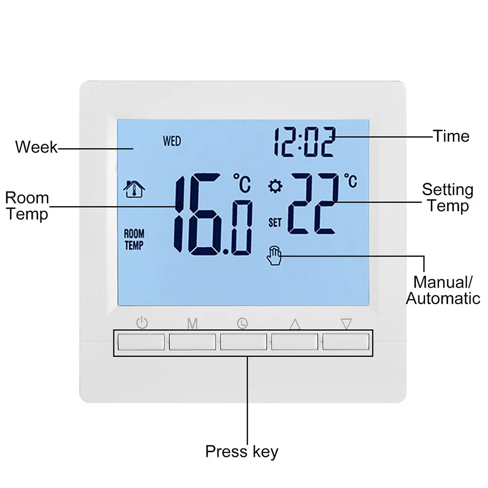 Room Thermostat Room Temperature Sensor Cable Spare Parts Room Heating Controller Electric Heaters Plastic+Metal
Room Thermostat Room Temperature Sensor Cable Spare Parts Room Heating Controller Electric Heaters Plastic+Metal