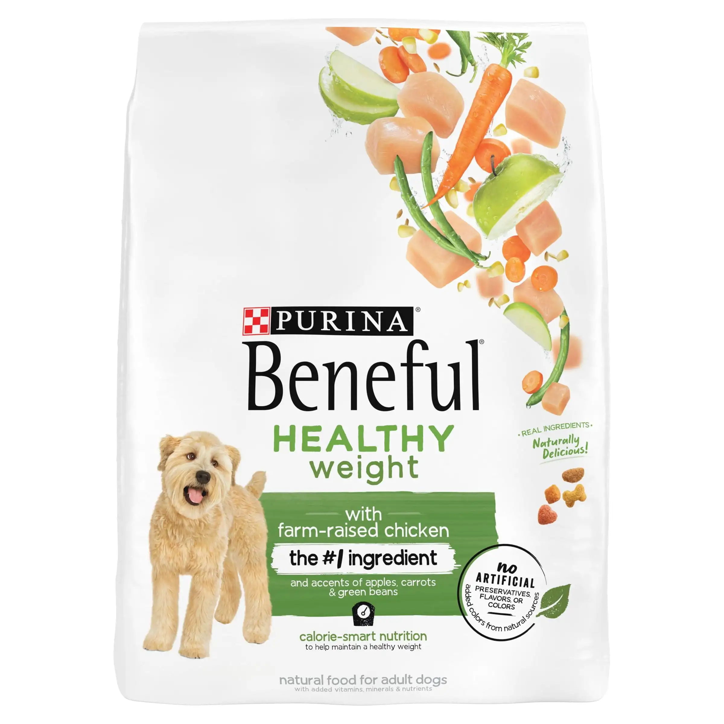 

Purina Beneful Dry Dog Food for Adults Healthy Weight, High Protein Farm Raised Chicken, 28 lb Bag