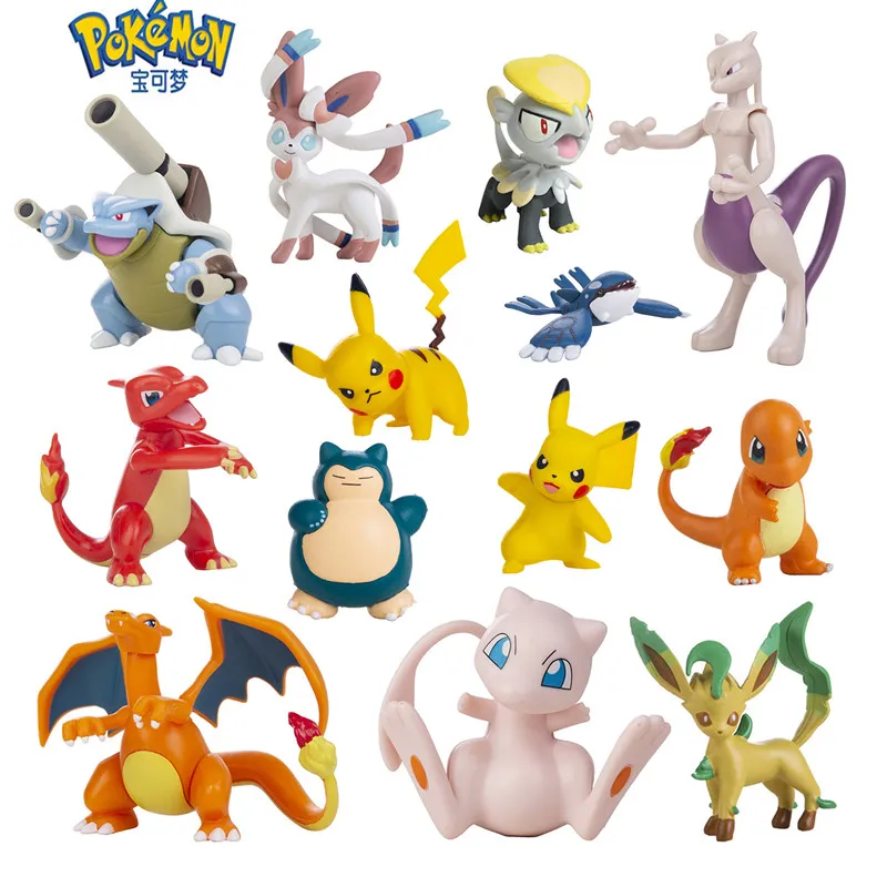 4-13Cm Pokemon Mewtwo Figure Charizard Jigglypuff Pikachu Psyduck Collection Action Kids Toys Bulbasaur Pidgey Model
4-13Cm Pokemon Mewtwo Figure Charizard Jigglypuff Pikachu Psyduck Collection Action Kids Toys Bulbasaur Pidgey Model