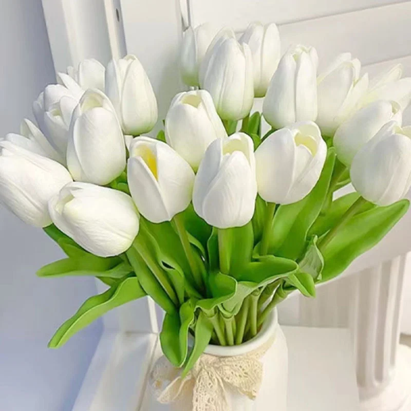 50Pcs Tulip Flowers Artificial Tulip Bouquet PE Foam Fake Flower for Wedding Ceremony Decor Home Garden Bouquet Decoration
50Pcs Tulip Flowers Artificial Tulip Bouquet PE Foam Fake Flower for Wedding Ceremony Decor Home Garden Bouquet Decoration