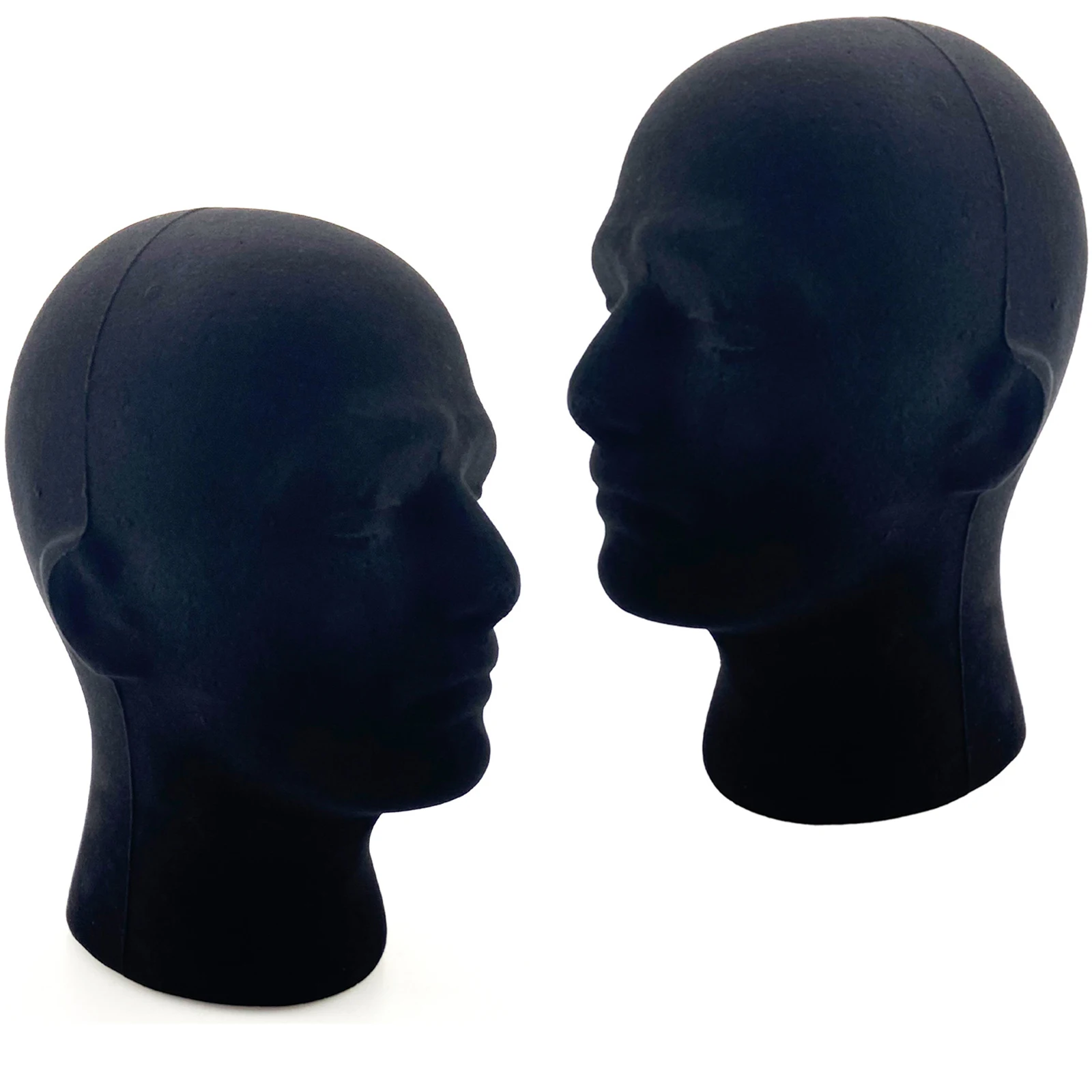 

Manikin Head Multipurpose Wig Display Model Head Hat Wig Display Stand for Shop Props Home Salon and Travel Hairdresser Training