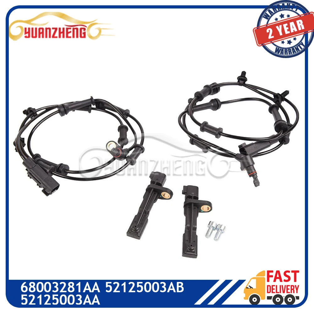 4Pcs New ABS Wheel Speed Sensor Front/Rear 68003281AA 52125003AB 52125003AA For Jeep Wrangler 2007-2017 3.6L 3.8L ALS1932T
4Pcs New ABS Wheel Speed Sensor Front/Rear 68003281AA 52125003AB 52125003AA For Jeep Wrangler 2007-2017 3.6L 3.8L ALS1932T