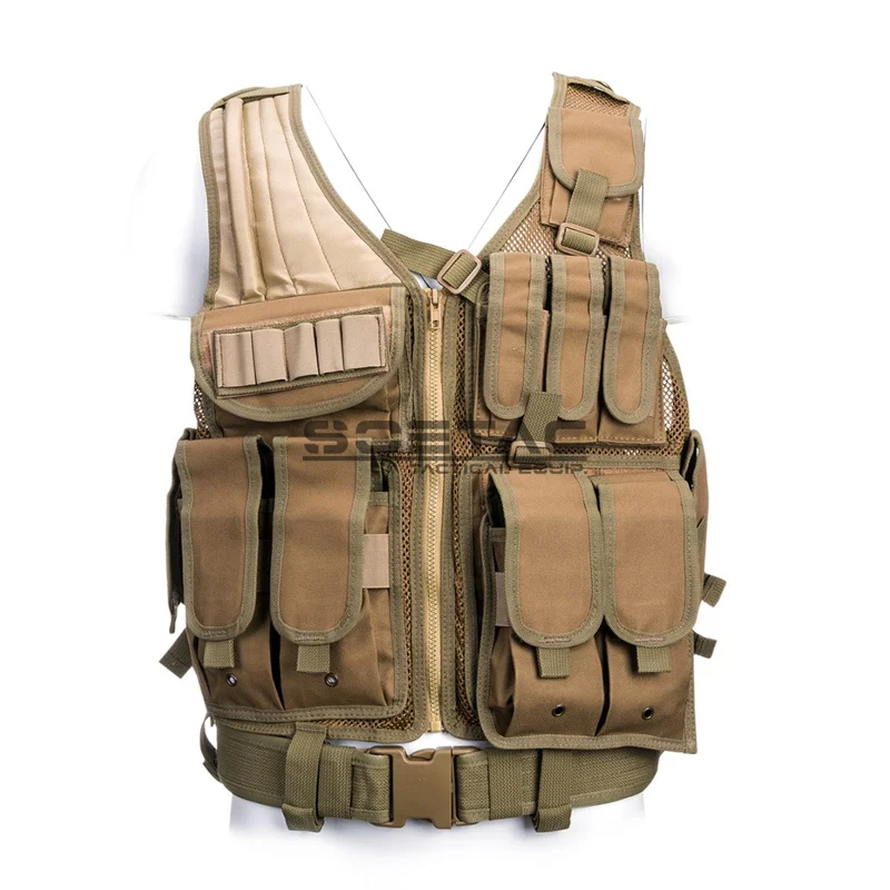 Outdoor Training Tactical Vest CS Multi-pocket Molle Vest Airsoft Combat Armor Hunting Paintball Vest Zipper 
Outdoor Training Tactical Vest CS Multi-pocket Molle Vest Airsoft Combat Armor Hunting Paintball Vest Zipper