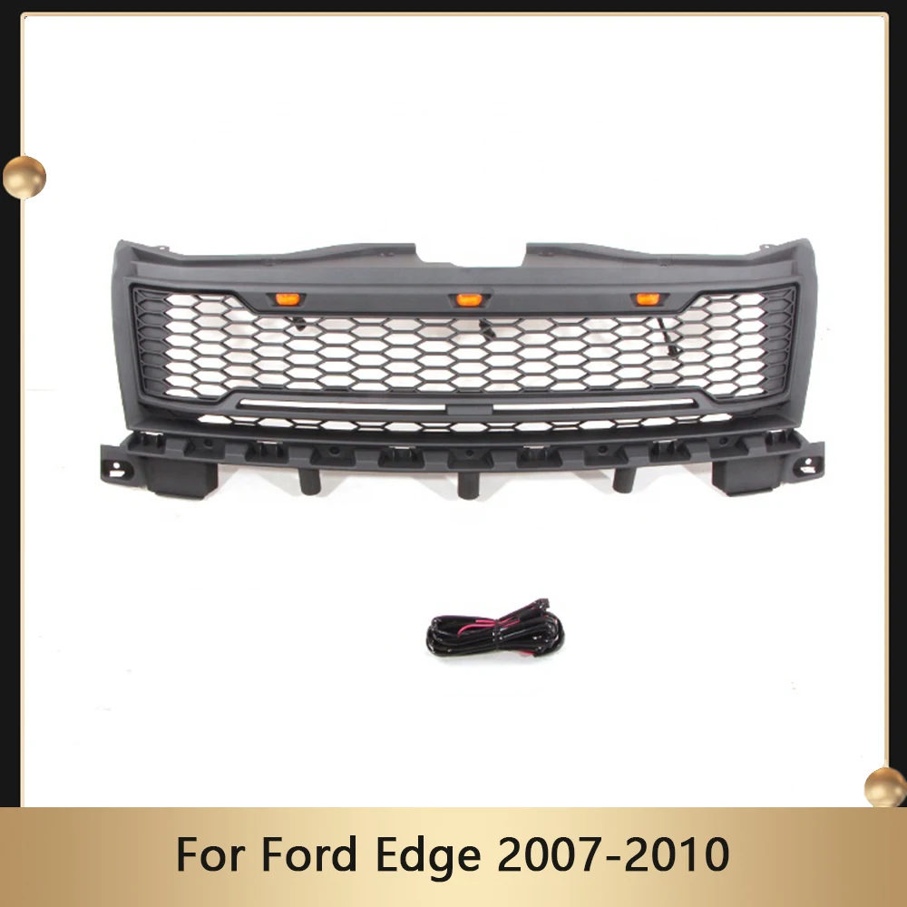 Honeycomb Grille Front Bumper Mask Mesh Grille Amber Led Light & Letters Racing Grills Upper Grid For Ford Edge 2007-2010
Honeycomb Grille Front Bumper Mask Mesh Grille Amber Led Light & Letters Racing Grills Upper Grid For Ford Edge 2007-2010