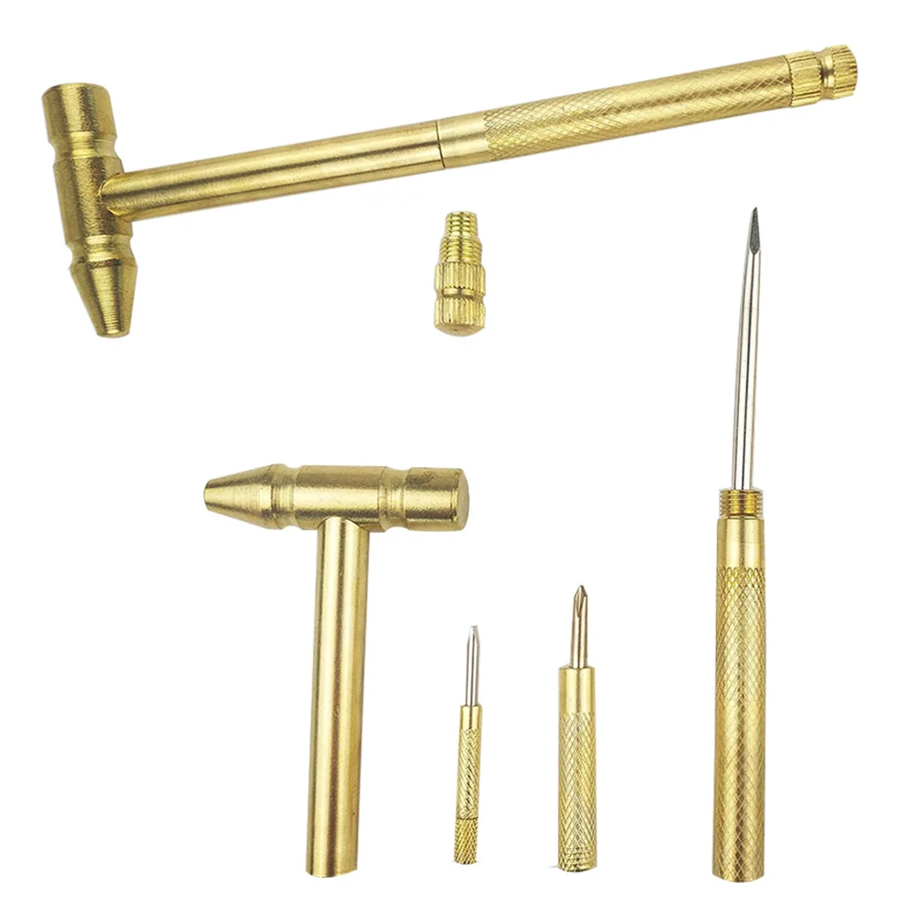 6 in 1 Copper Plated Hammer Small Hammer Multifunctional Screwdriver with Bottle Opener
6 in 1 Copper Plated Hammer Small Hammer Multifunctional Screwdriver with Bottle Opener