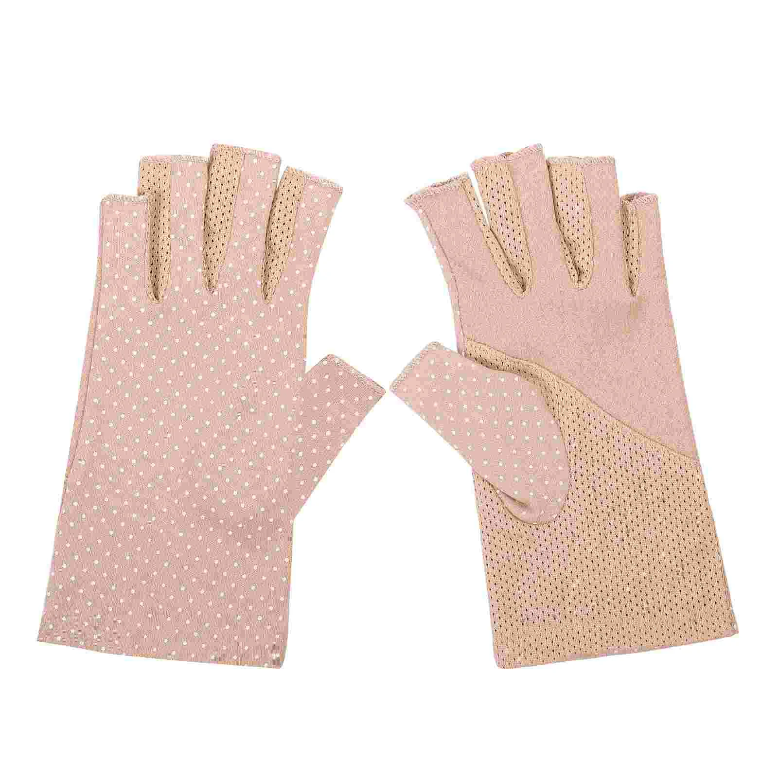 Healifty 1 Pair Outdoor Sunblock Half Finger Gloves Non-slip Mitten UV Protection Gloves for Cycling Driving Riding (Khaki)
Healifty 1 Pair Outdoor Sunblock Half Finger Gloves Non-slip Mitten UV Protection Gloves for Cycling Driving Riding (Khaki)