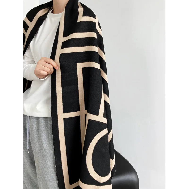 Autumn Winter Imitation Cashmere Women Tassel Scarf 2022 Geometric Warm Width Long Shawl Fashion Accessary
Autumn Winter Imitation Cashmere Women Tassel Scarf 2022 Geometric Warm Width Long Shawl Fashion Accessary