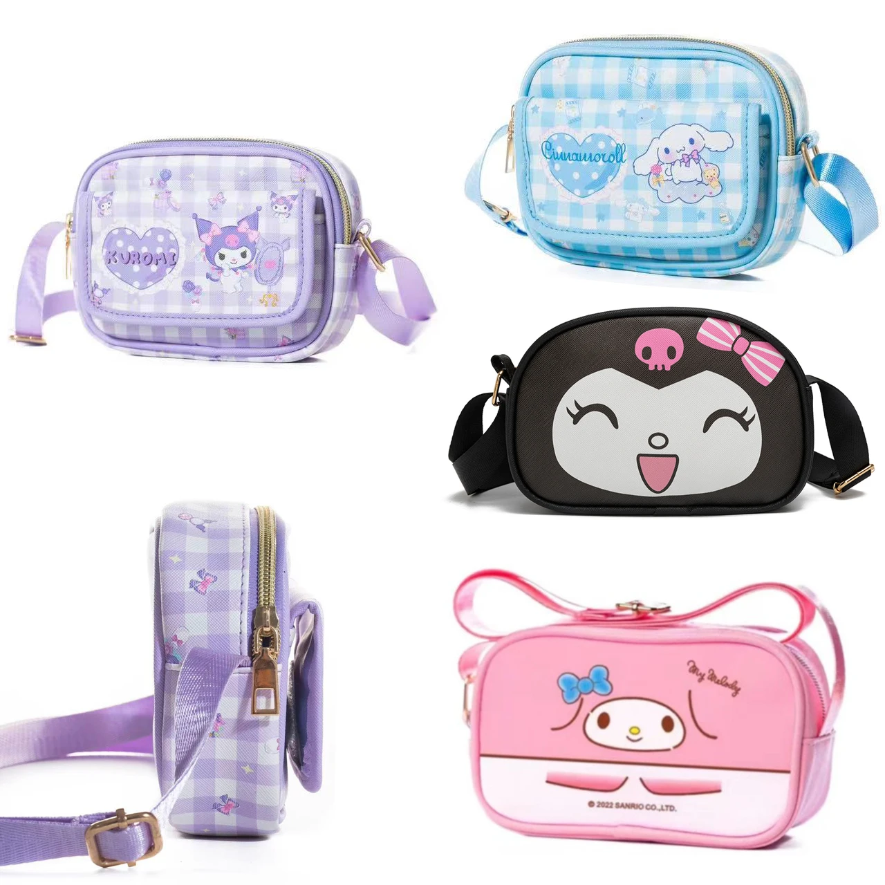 Sanrios Cinnamoroll Kuromi Mymelody мультяшная PU сумка-мессенджер kawaii аниме сумки через плечо женская сумка через плечо подарок для девушек
Sanrios Cinnamoroll Kuromi Mymelody мультяшная PU сумка-мессенджер kawaii аниме сумки через плечо женская сумка через плечо подарок для девушек