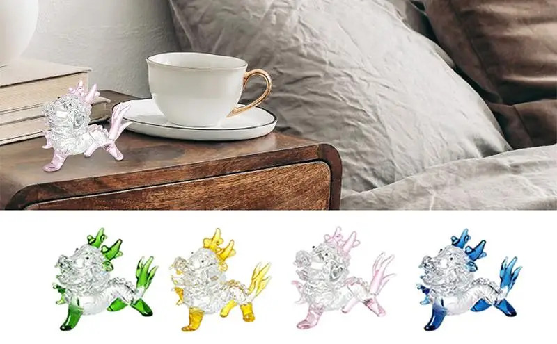Crystal Dragon Feng Shui Statue Lucky Amulet Goods New Year Figurine Decoration Mini Zodiac Dragon Figure Home Decor Supplies
Crystal Dragon Feng Shui Statue Lucky Amulet Goods New Year Figurine Decoration Mini Zodiac Dragon Figure Home Decor Supplies