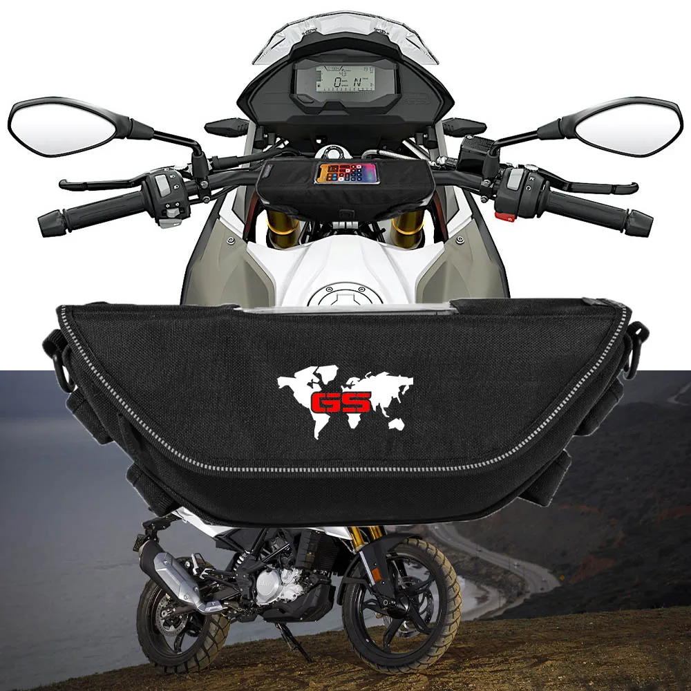 

For BMW R1250 GS G310 GS Motorcycle accessory Waterproof And Dustproof Handlebar Storage Bag navigation bag