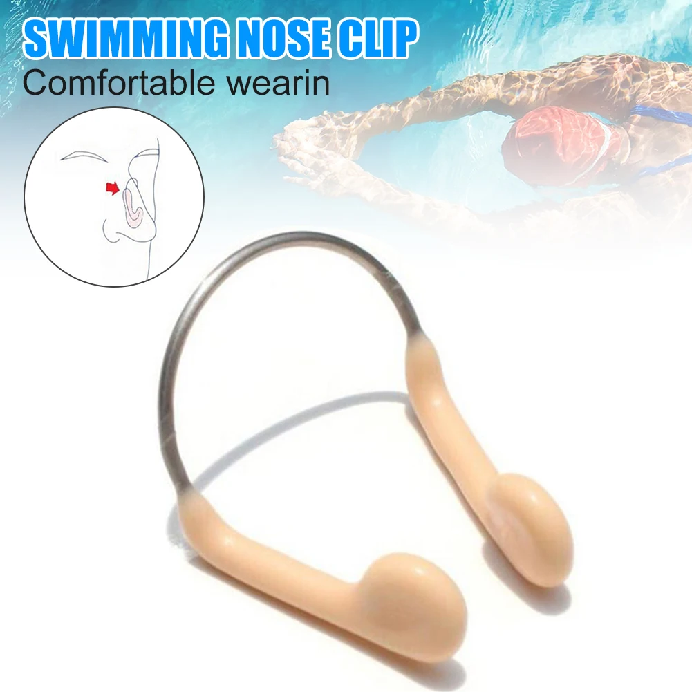 Swimming Silicone Nose Clip Non-Slip Metal Diving Protector Nose Clip Earplugs Suit Soft Swimming Diving Training Accessories
Swimming Silicone Nose Clip Non-Slip Metal Diving Protector Nose Clip Earplugs Suit Soft Swimming Diving Training Accessories