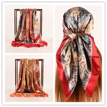 Square Silk Scarves New European And American Retro Scarf Square Silk Scarves For Women Satin Hijab Muslim Chiffon Head Hair 
Square Silk Scarves New European And American Retro Scarf Square Silk Scarves For Women Satin Hijab Muslim Chiffon Head Hair