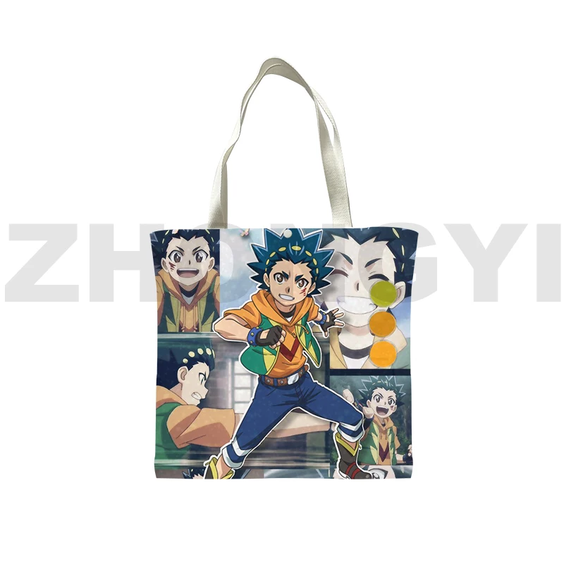 Сумка на плечо Beyblade Burst для женщин, Холщовый клатч для ноутбука с 3D рисунком аниме, шоппер для мальчиков и девочек 
Сумка на плечо Beyblade Burst для женщин, Холщовый клатч для ноутбука с 3D рисунком аниме, шоппер для мальчиков и девочек