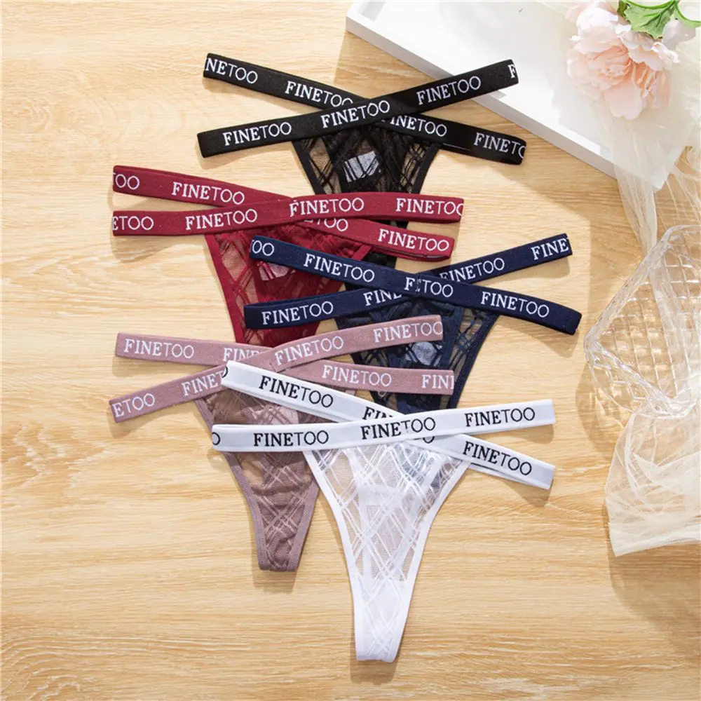 Women Girl Sexy Elastic Hollow Out Lingerie Letter Panties Cross Crotch Belt Lace G-string Mesh Thong
Women Girl Sexy Elastic Hollow Out Lingerie Letter Panties Cross Crotch Belt Lace G-string Mesh Thong