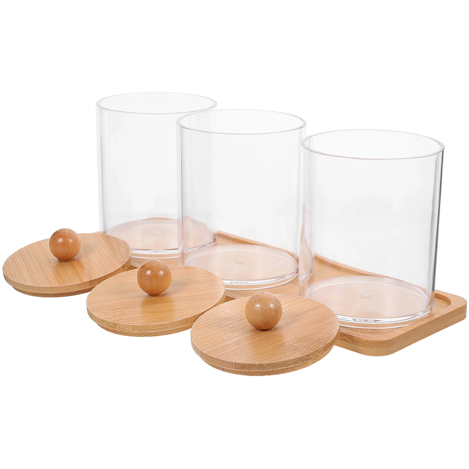 Makeup Storage Box Organizer Boxes Cotton Pad Organizers Bamboo Cover Cosmetics Household Jars
Makeup Storage Box Organizer Boxes Cotton Pad Organizers Bamboo Cover Cosmetics Household Jars
